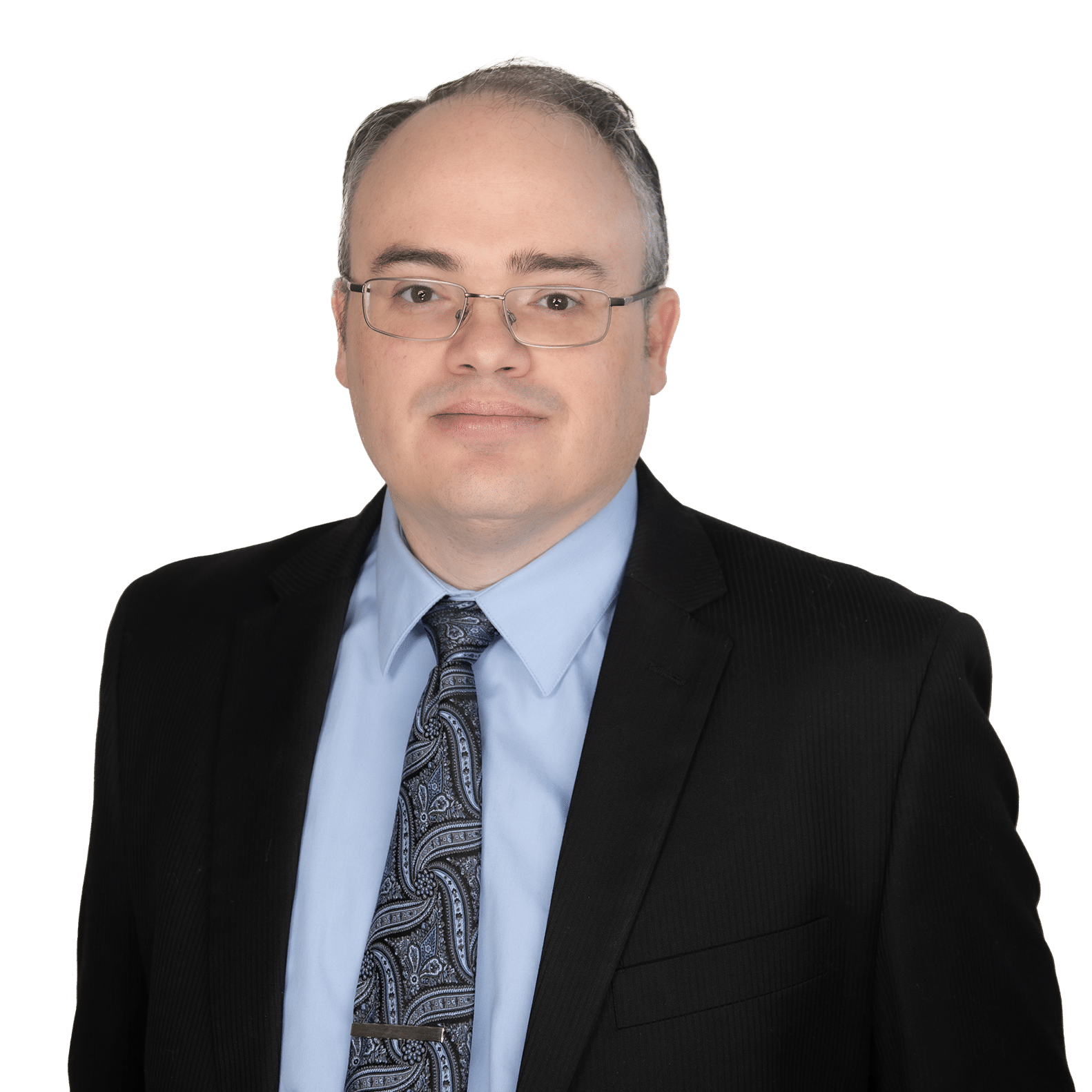r. paul goode headshot wearing a black blaser over a blue shirt transparent r. paul goode headshot wearing a black blaser over a blue shirt transparent